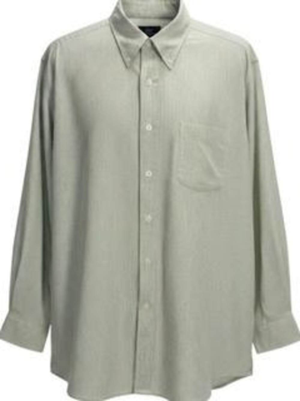 Brooks Brothers Green White Shirt Large Green Striped Size L